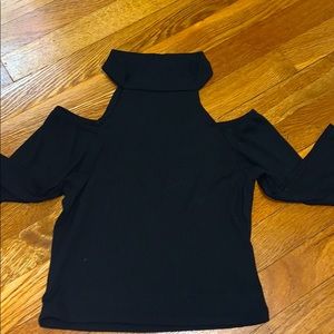 Black top with cut outs